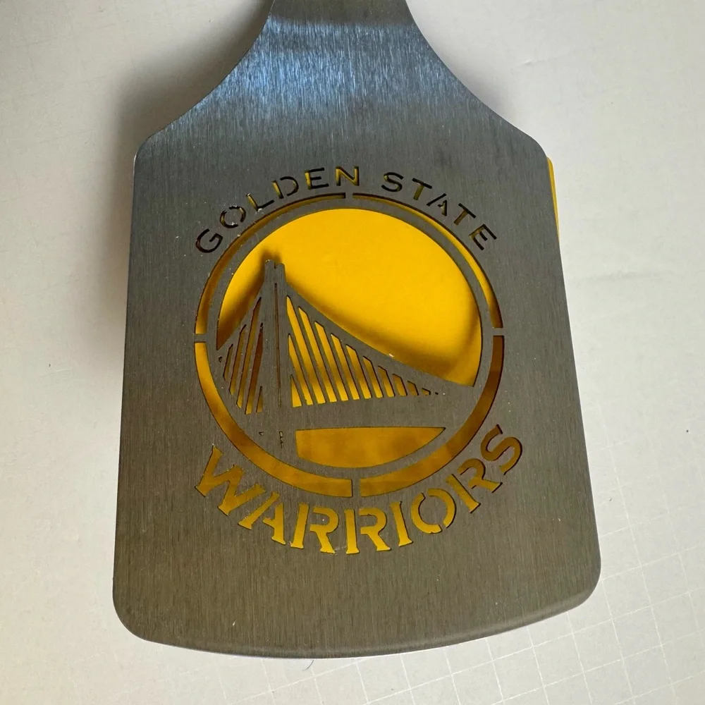 The Spatula NBA Golden State Warriors Wood Handle BBQ W/Integrated Bottle Opener